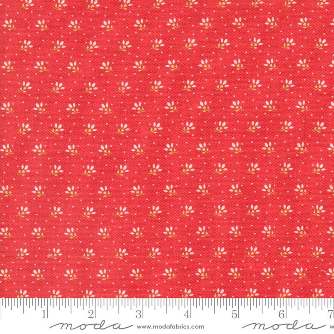Jelly Jam Ditsy Dots Strawberry by Fig Tree and Co. for Moda Fabrics ...