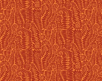 SM Fronds Melon Brandon Mably Kaffe Fassett Collective Februrary 2025 for Free Spirit PWBM098.MELON Sold in HALF yard increments