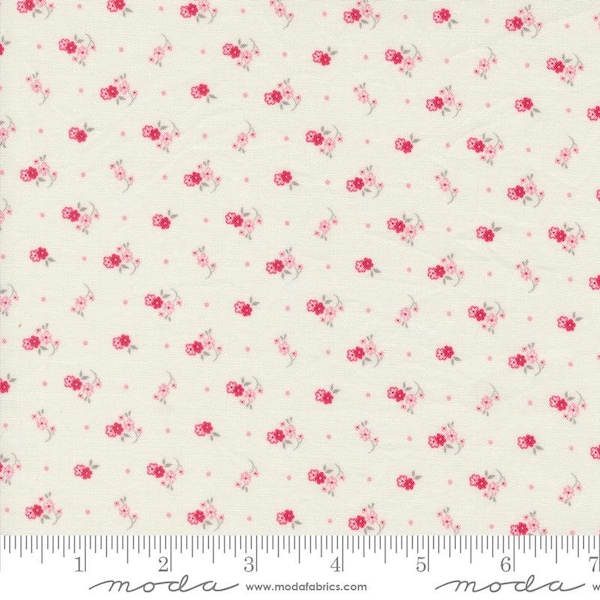 My Summer House Small Flowers Cream by Bunny Hill Designs for Moda Fabrics 3045 11 Sold in HALF yard increments