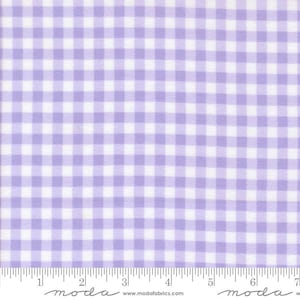 Sherbet Sunshine Flannel Gingham Lavender by Corey Yoder for Moda Fabrics 29224 22F This fabric is sold in HALF Yard increments