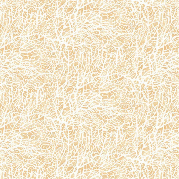 Beach Bound Coral Beige by Barb Tourtillotte for Henry Glass & Co 607-44 Fabric is Sold in HALF yard increments