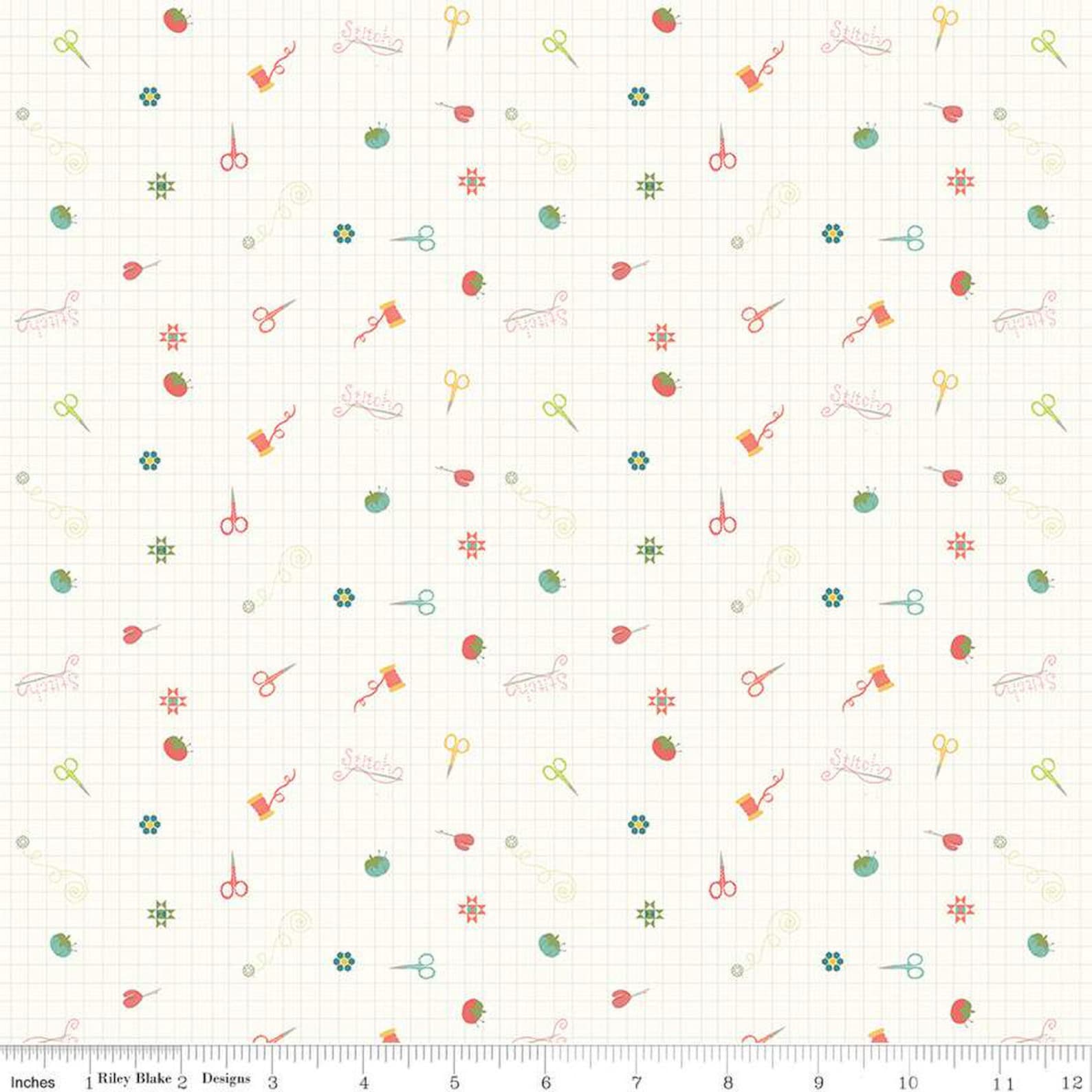 Hush Hush 3 Low Volume Stitch is Life by Heather Peterson for Riley ...