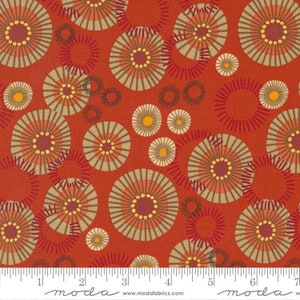 Forest Frolic Mod Indian Blanket Copper by Robin Pickens for Moda Fabrics 48743 18 Sold in HALF yard increments