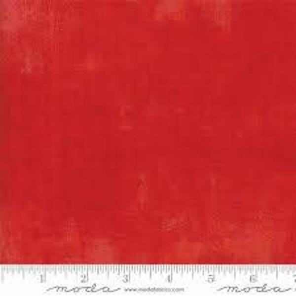 Scarlet Grunge by Basic Grey for Moda 30150 365 Sold in HALF yard increments