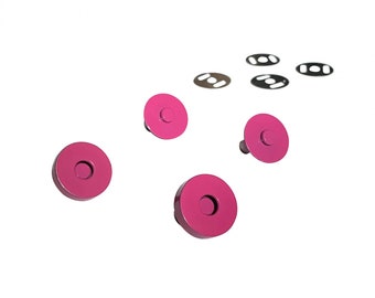 Pink Magnetic Snaps 3/4 inch by Sassafras Lane Designs SASSKIT011D