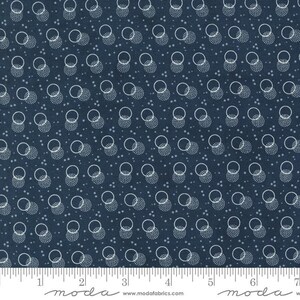 Snowman Gatherings IV Snowball Night Sky by Primitive Gatherings for Moda Fabrics 49253 14 Sold in HALF yard increments