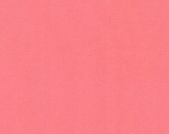 Melon Kona Cotton Solid K001-1228 Fabric sold in HALF YARD increments