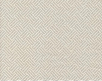 Prairie Gatherings Flannel Basket Weave Porcelain by Primitive Gatherings for Moda Fabrics 49312 11F Fabric sold in HALF YARD increments