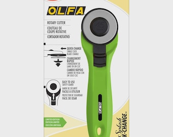 Olfa 45mm Quick Change Rotary Cutter Lime from Olfa RTY2CLGR