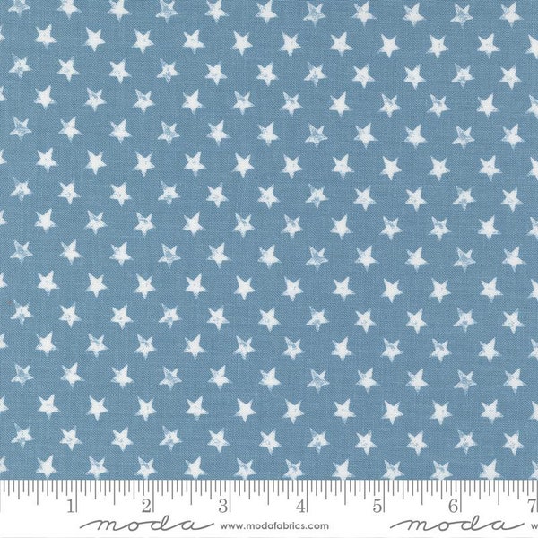 Old Glory Star Spangled Sky by Lella Boutique for Moda fabrics 5204 13 Sold in HALF yard increments