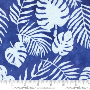 Beachy Batiks Leaves Sea by Moda Fabrics 4362 16 Sold in HALF yard increments