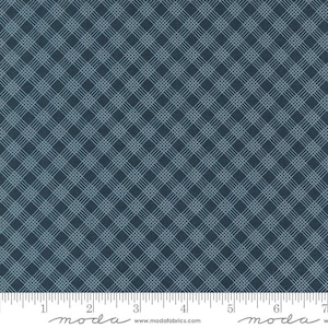 Snowman Gatherings IV Window Pane Night Sky by Primitive Gatherings for Moda Fabrics 49254 16 Sold in HALF yard increments