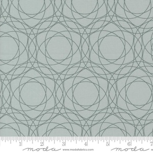 Shimmer Metallic Crystals Silver by Zen Chic for Moda Fabrics 1843 14 Sold in HALF yard increments