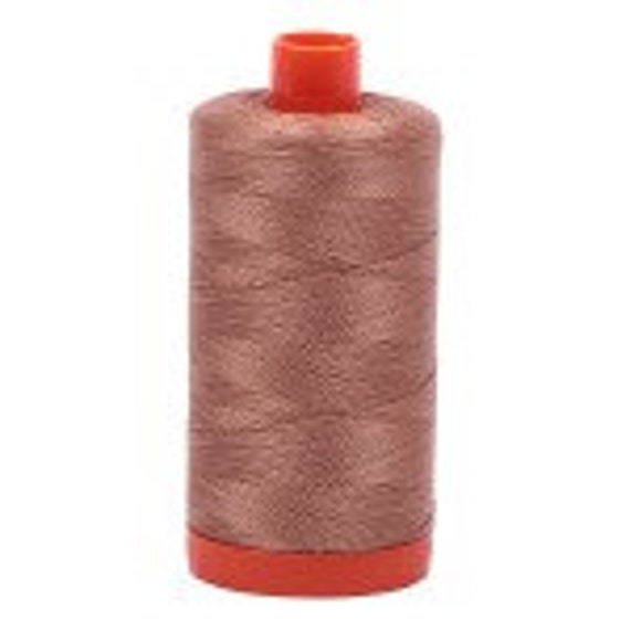 1422Yds Each Aurifil 50WT 3-Pack Mako Cotton Thread Smoke Blue Solid Grey Medium Delft Blue