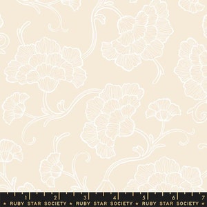 May include: A seamless pattern featuring white floral designs on a beige background. The pattern is reminiscent of traditional Asian art.