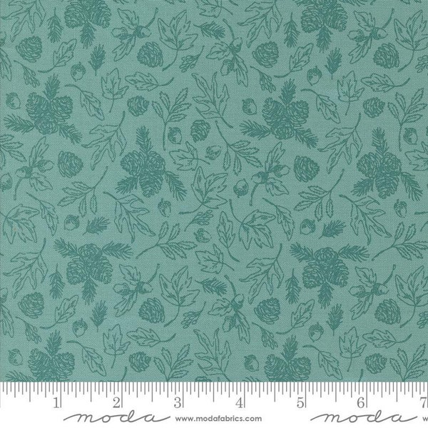 The Great Outdoors Pine Cones Sky by Stacy Iest Hsu for Moda Fabrics 20883 18 Sold in HALF yard increments