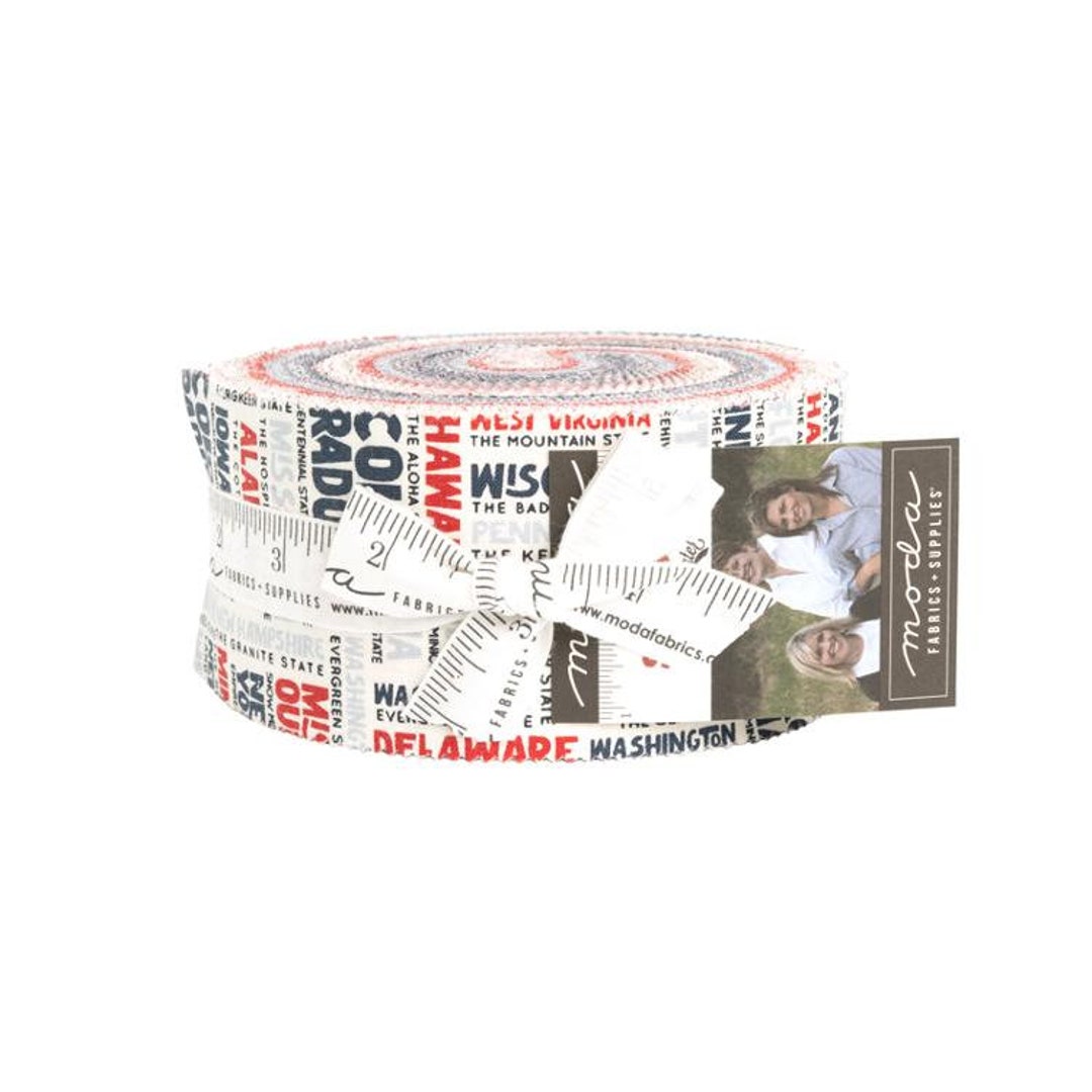 Stateside Jelly Roll 40 Pieces by Sweetwater for Moda Fabrics 55610JR ...