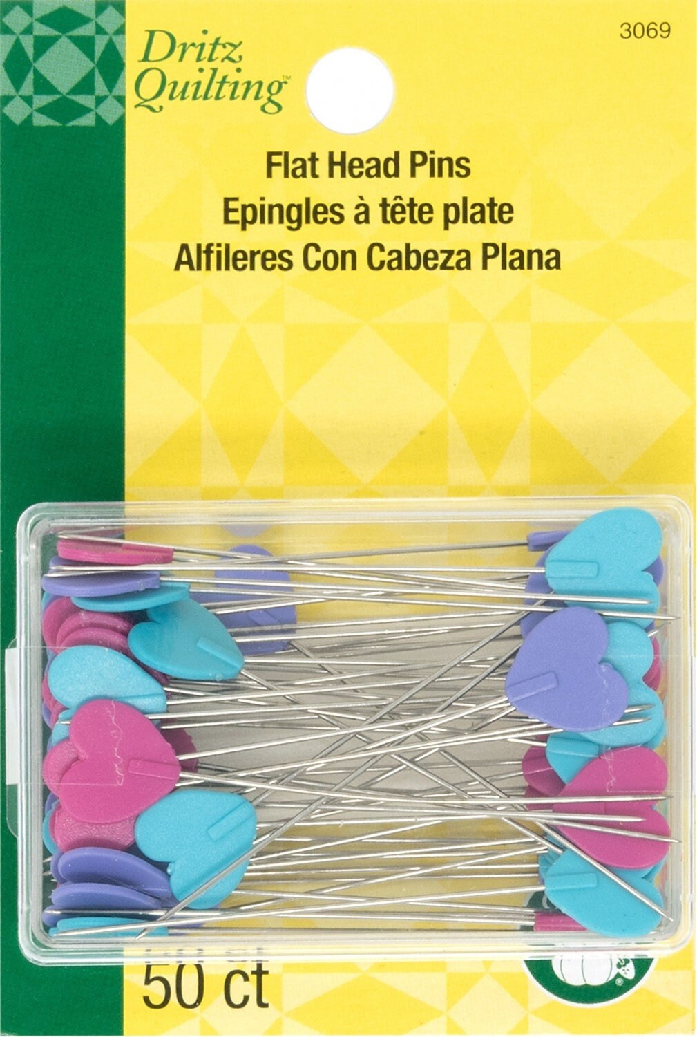 Sewing Pins, 1.5in Straight Pins for Fabric, Multicolor Pearlized Ball Head  Pins