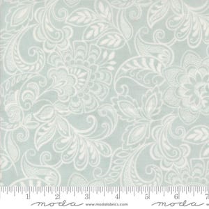Muse Flourishing Florals Sky by 3 Sisters for Moda Fabrics 44391 12 Fabric is sold in HALF YARD increments