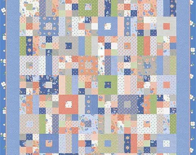 Jelly Roll Patchwork Quilt Pattern by Corey Yoder of Coriander Quilts