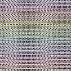 Tula Pink Linework Hexy Rainbow Ink for Free Spirit Fabrics , PWTP151.INK Sold in HALF yard increments