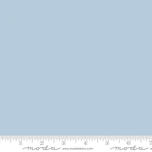 Powder Blue Moda Bella Cotton Solid 9900 460 - Sold in HALF yard increments