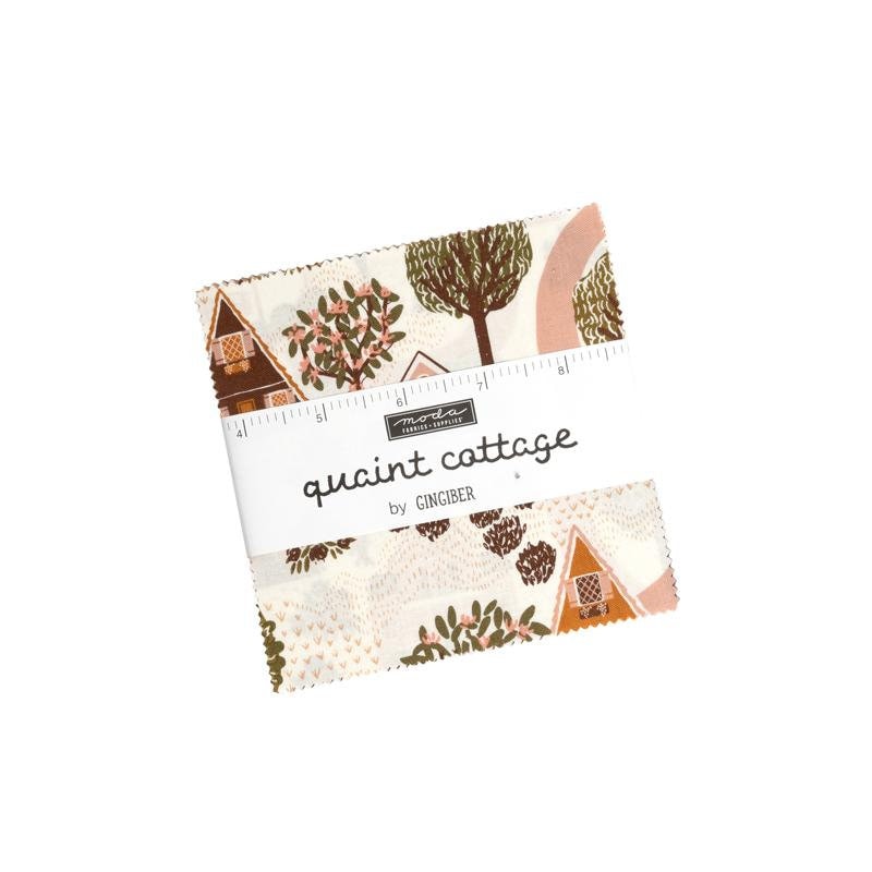 Quaint Cottage Charm Pack 42 Pieces by Gingiber of Dreamy Quilts for Moda Fabrics 48370PP