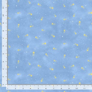 Owl Always Love You Shooting Stars Sky by Timeless Treasures Collection Star-CD3242-SKY Sold in HALF YARD increments