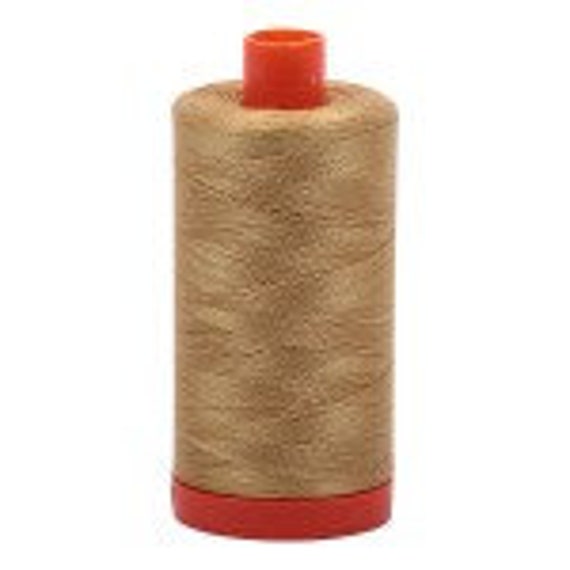 Aurifil Cotton Mako 2920 Light Brass 50wt Aurifil Cotton Mako 2920 Light Brass 50wt