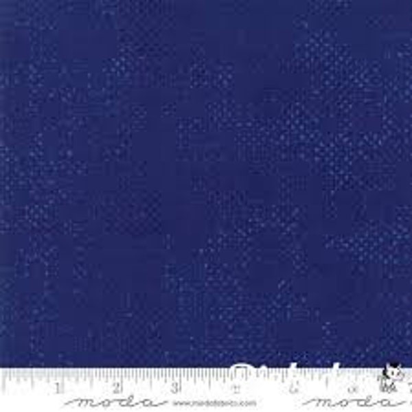 Royal Blue Spotted by Zen Chic for Moda fabrics 1660 54 Sold in HALF yard increments