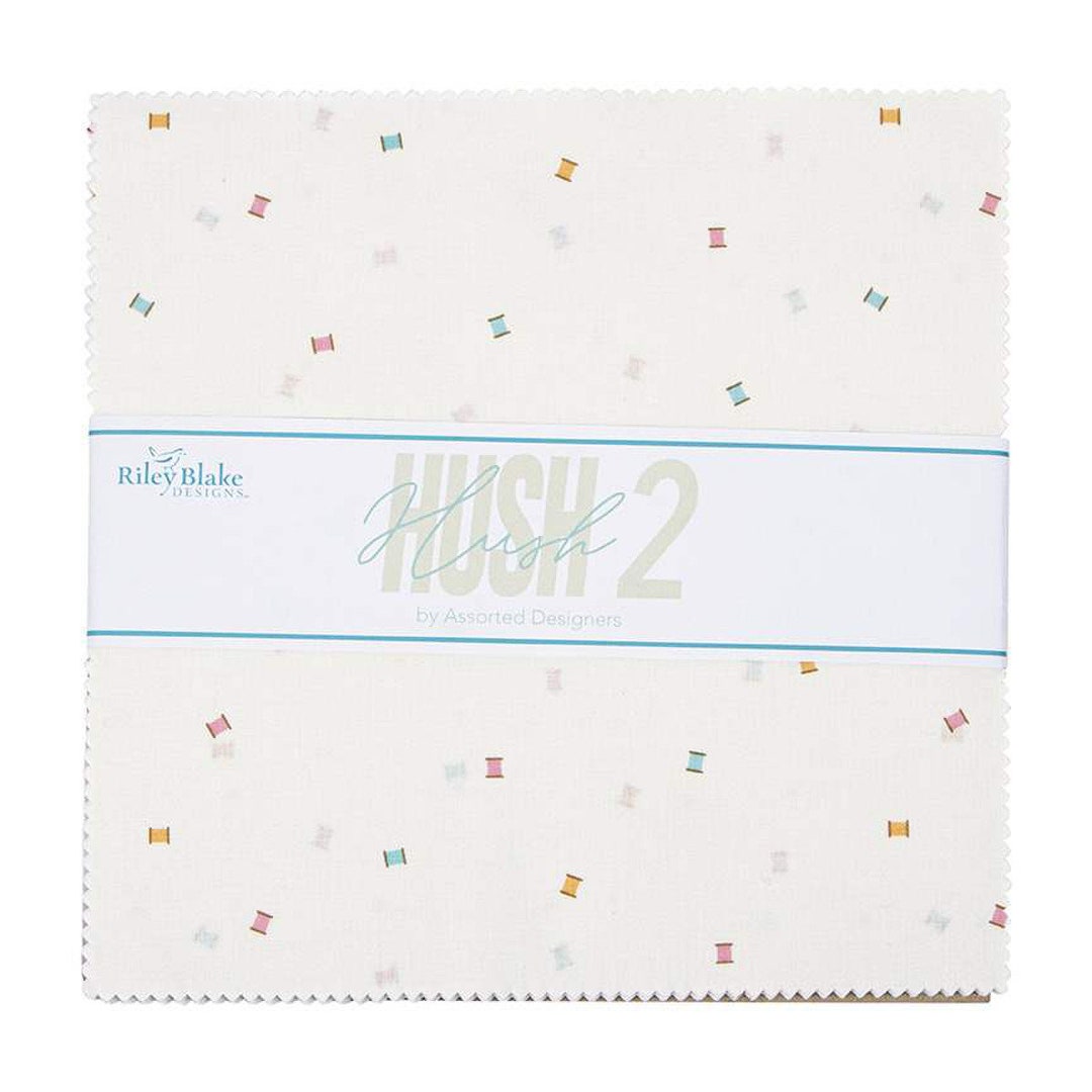 Hush Hush 2 10 Inch Stacker 42 Pieces by Riley Blake Designs Low Volume ...