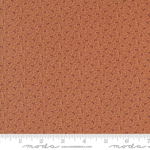 Chickadee Landing Tiny Leaves Tiger Lily by Kansas Troubles Quilters for Moda 9747 17 Fabric is sold in HALF YARD increments