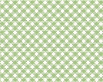 Bee Gingham Debbie Granny Green by Lori Holt of Bee in my Bonnet for Riley Blake Designs C12550-GRANNYGREEN Sold in HALF yard increments