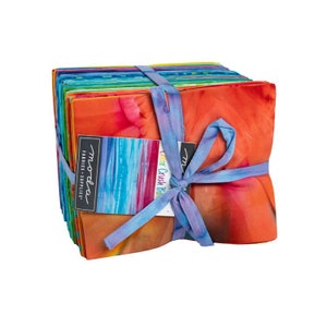 Color Crush Batiks Fat Quarter Bundle 38 Pieces by Moda Fabrics 4363AB