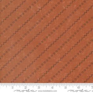Daisy Lane Stripes Tiger Lily by Kansas Troubles Quilters for Moda Fabrics 9766 17 Fabric is sold in HALF YARD increments