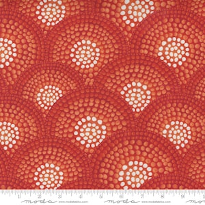 Sunflower Dreamscapes Red by Ira Kennedy for Moda fabrics 51245 26 Fabric is Sold in HALF yard increments