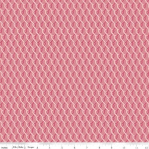 Hope in Bloom Ribbons Pink by Katherine Lenius for Riley Blake Designs SC11023 PINK Fabric is sold in HALF YARD increments.