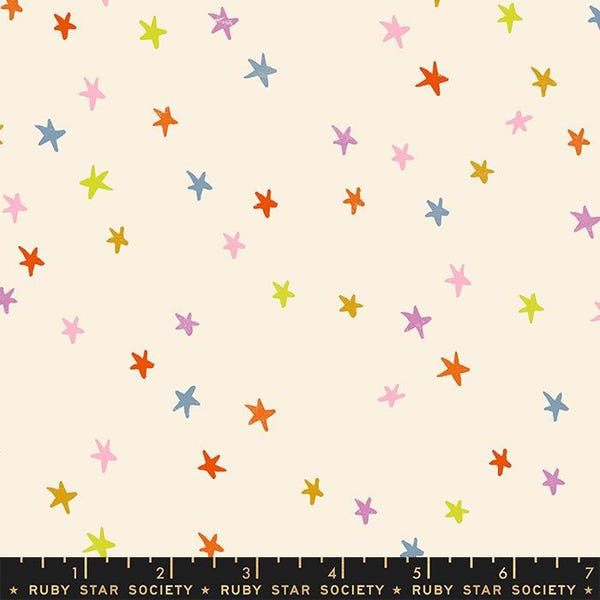 108" Multi Natural Starry Wideback by Rashida Coleman Hale for Ruby Star Society RS4111 34 Fabric is sold in HALF Yard increments