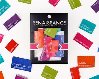 Woven Label Pack Oh Shoot by Renaissance Ribbons WLP 2507