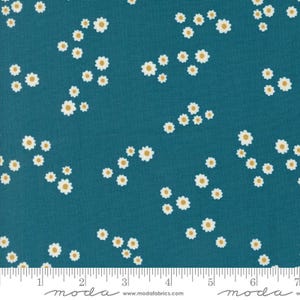 Field of Flowers Chamomile Peacock by Katharine Watson for Moda Fabrics 3316 16 Sold in HALF yard increments