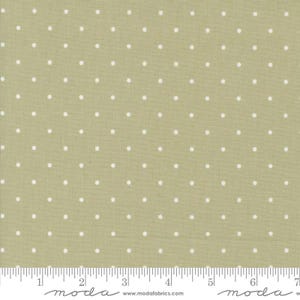 Magic Dot Sage by Lella Boutique for Moda Fabrics 5230 18 This Fabric is sold in HALF YARD increments