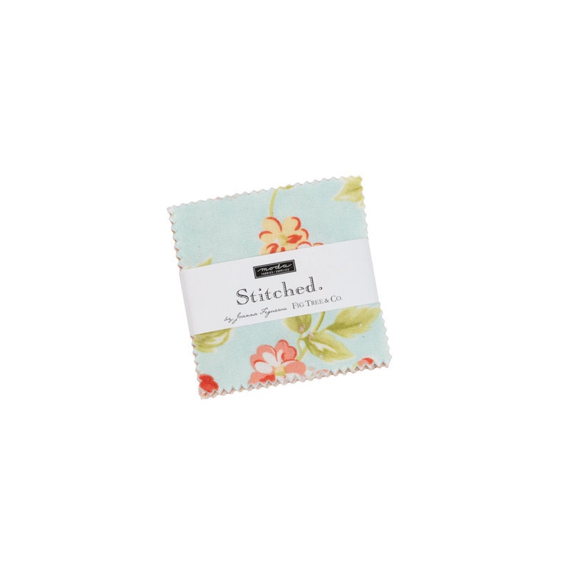 Stitched Mini Charm Pack 42 Pieces by Joanna Figueroa of Fig Tree and ...