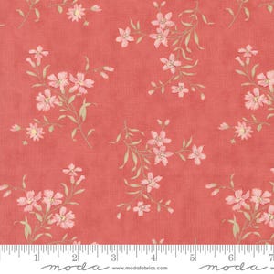 Muse Flower Picking Scarlet by 3 Sisters for Moda Fabrics 44394 13 Fabric is sold in HALF YARD increments