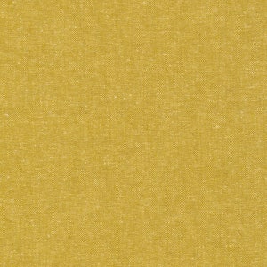 Essex Yarn Dyed Linen color Mustard by Robert Kaufman E064-1240 Sold in HALF yard increments