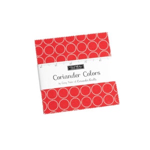 Coriander Colors Charm Pack 42 Pieces by Corey Yoder of Coriander Quilts for Moda Fabrics 29200PP