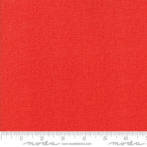 Thatched Rose by Robin Pickens for Moda Fabrics red 48626 13 Sold in HALF yard increments
