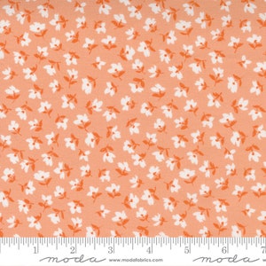 Paisley Rose Peach by Crystal Manning for Moda Fabrics 11885 16 This fabric is Sold in HALF yard increments