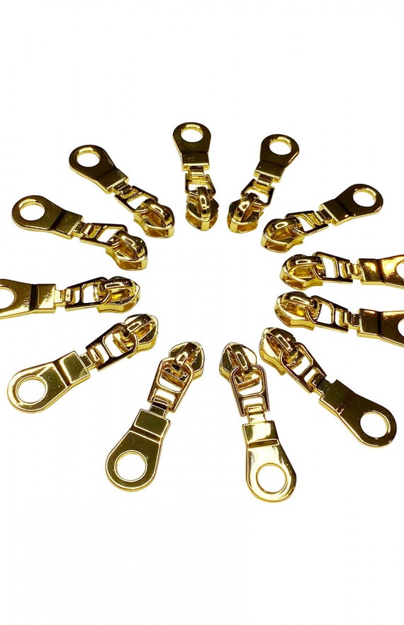 Gold Zipper Pulls by Sassafras Lane Designs SASSKIT014G