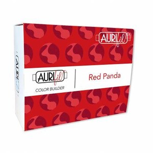 May include: A red and white box with a red panda pattern. The box has the text "Aurifil Color Builder" and "Red Panda" on it.