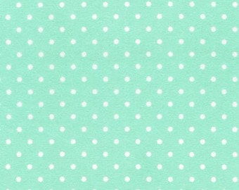Cozy Cotton Flannel Mint by Studio RK for Robert Kaufman FIN-9255-32 MINT Sold in Half yard increments